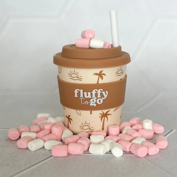 Fluffy to Go | Hot Choccy Cup | Palm Tree Vibes