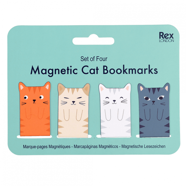 Rex London Magnetic Cat Bookmarks
