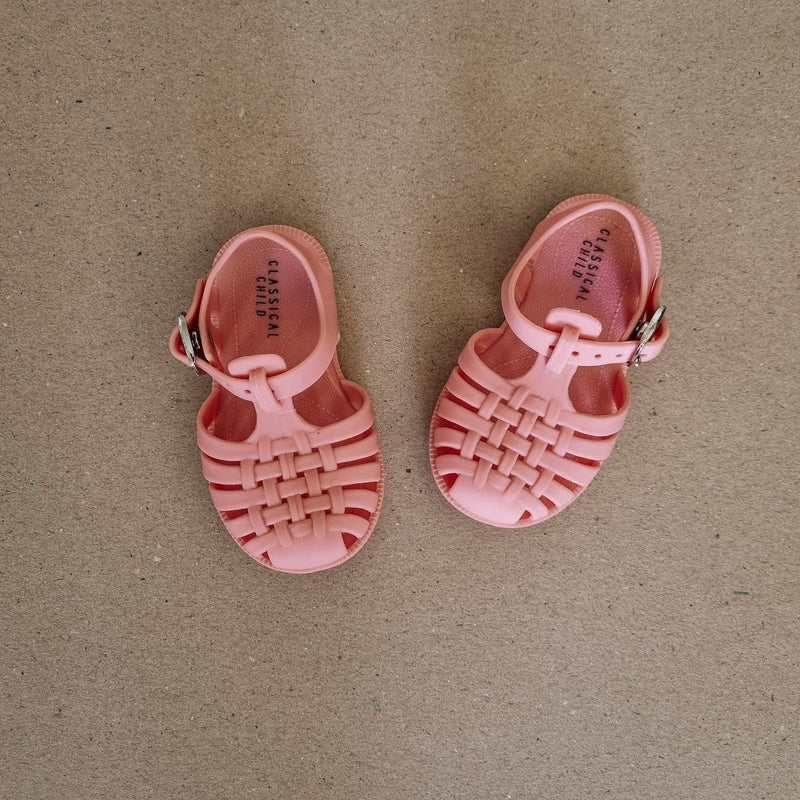 Classical Child Jelly Sandals Rose Pink