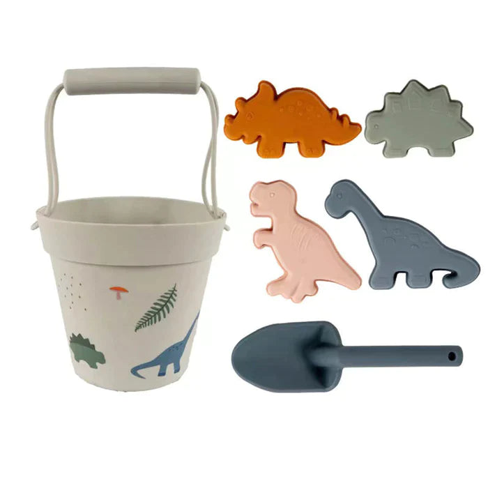 Classical Child Beach Bucket & Toys Set - Dino