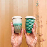 Pottery For The Planet | Ceramic Travel Cup | Sage