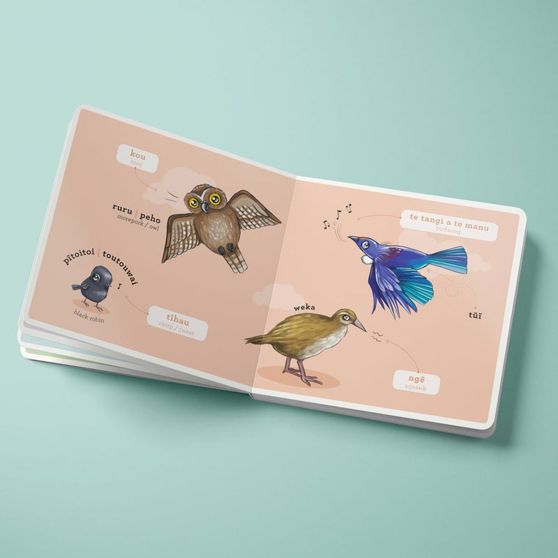 Ngā Manu Māori | Native Birds | Board Book