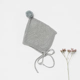 Over the Dandelions Bonnet with Pompom in Sea