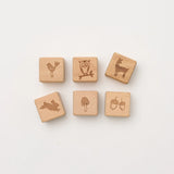 Over the Dandelions Whimsical Woodlands Wooden Block Set