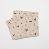 Over the Dandelions Organic Muslin Swaddle Woodlands