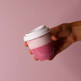 Pottery For The Planet | Ceramic Travel Cup | Raspberry Beret