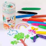 Rex London Wild Wonders Silky Crayons - Set of 12