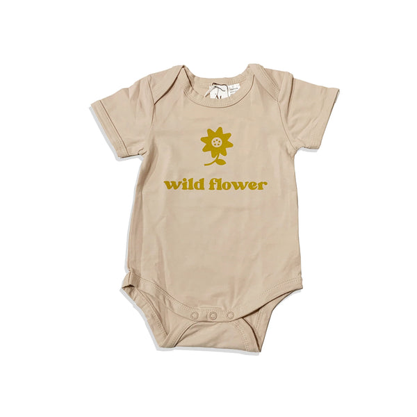 Stick Hunters Short Sleeve Bodysuit Wild Flower