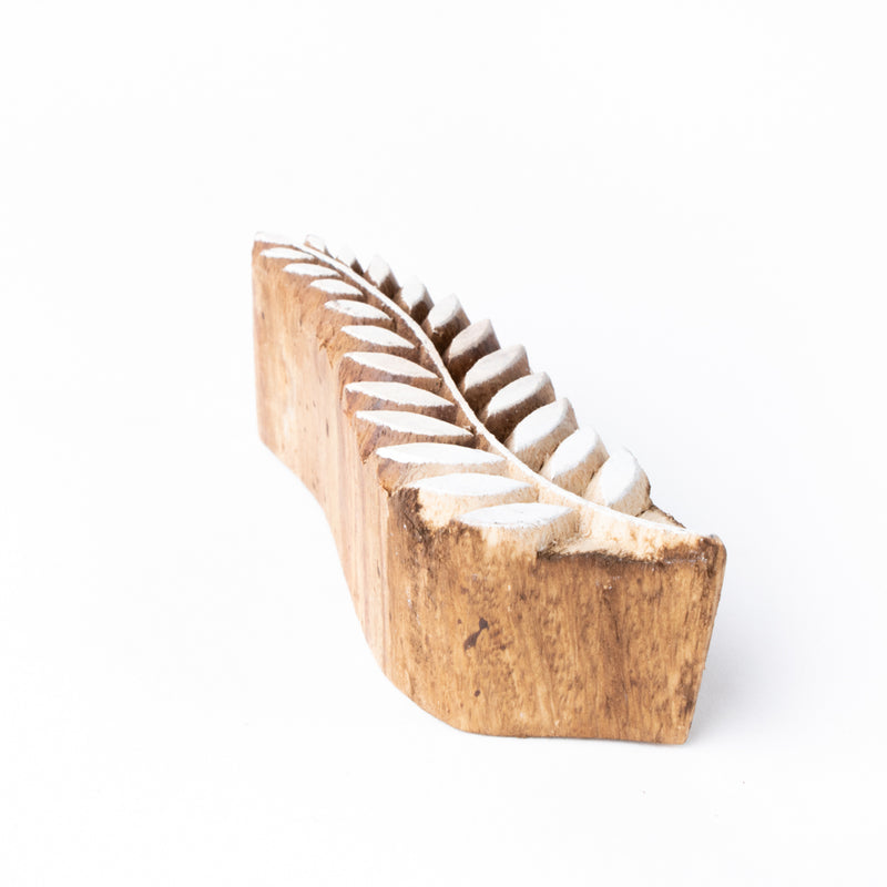 Trade Aid Printing Block | Fern Frond