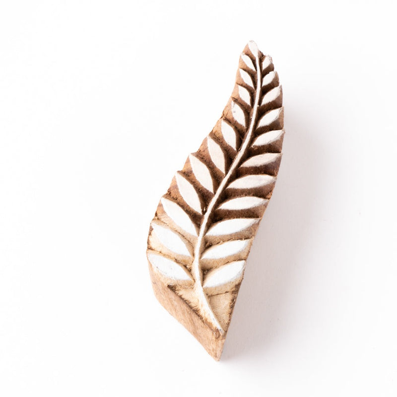 Trade Aid Printing Block | Fern Frond