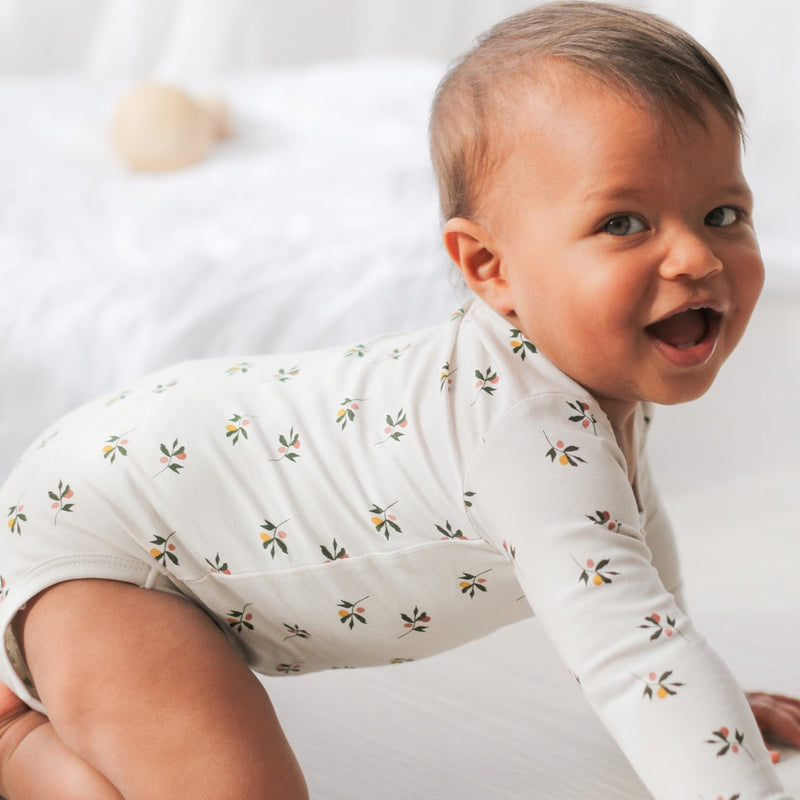 Burrow & Be Henley Bodysuit - Earth Child