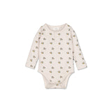 Burrow & Be Henley Bodysuit - Earth Child