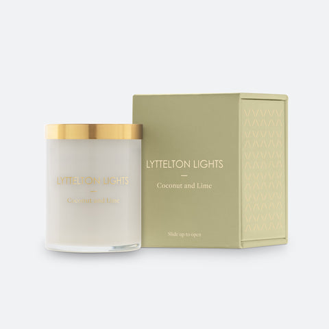 Lyttelton Lights Coconut and Lime Candle
