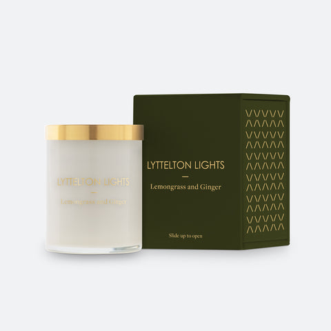 Lyttelton Lights Lemongrass and Ginger Candle
