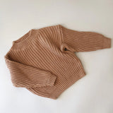 Little Clothing Co. Cotton Knit Jumper - Vintage Pink