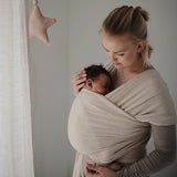 Mushie Baby Wrap - Beige Melange