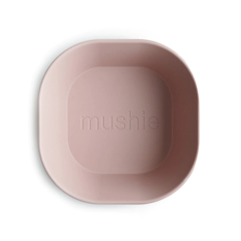 Mushie Square Dinnerware Bowl (Set of 2) - Blush