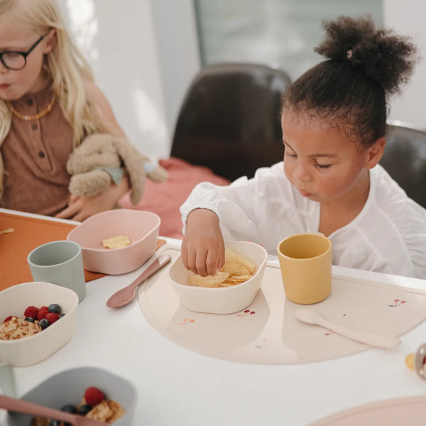 Mushie Square Dinnerware Bowl (Set of 2) - Blush