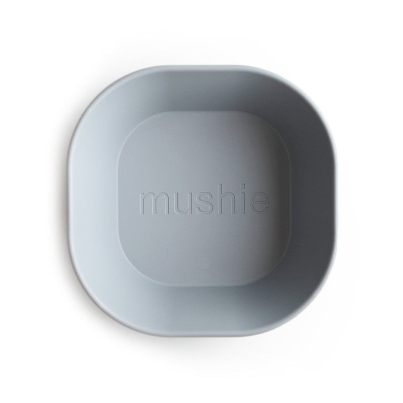 Mushie Square Dinnerware Bowl (Set of 2) - Cloud