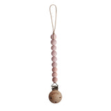 Mushie Pacifier Clip - Cleo Blush
