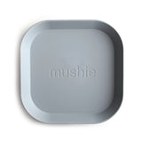 Mushie Square Dinnerware Plates (Set of 2) - Cloud