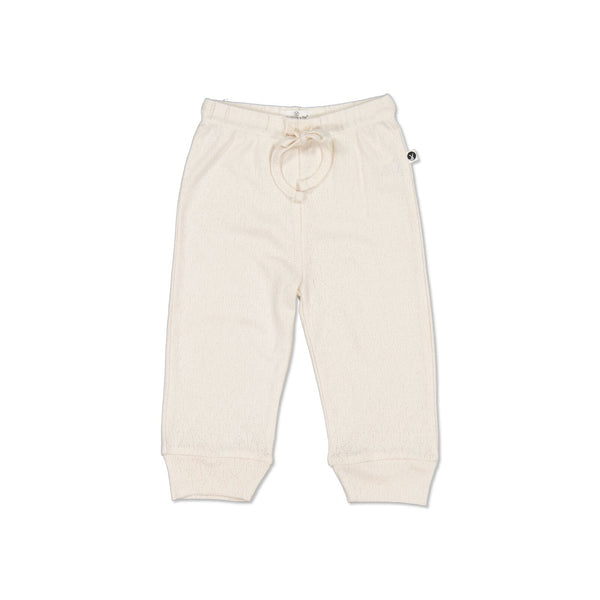 Burrow & Be Pointelle Baby Pants Natural