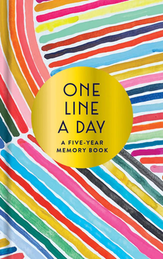 Rainbow One Line A Day: A Five Year Memory Book