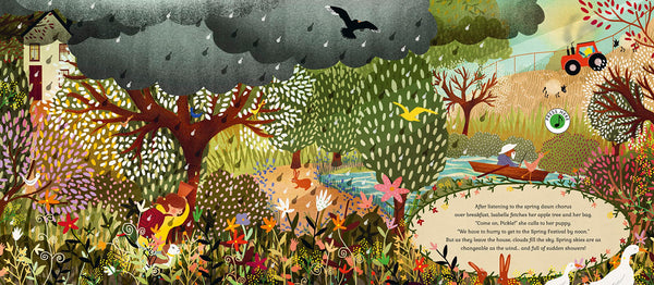 Story Orchestra Four Seasons in One Day, illustrated by Jessica Courtney-Tickle