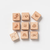 Over the Dandelions Tahi Rua Toru Wooden Block Set